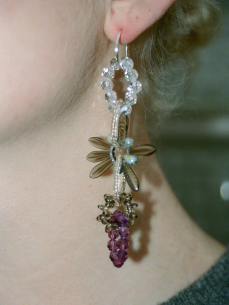 collier Boucles Dila violet