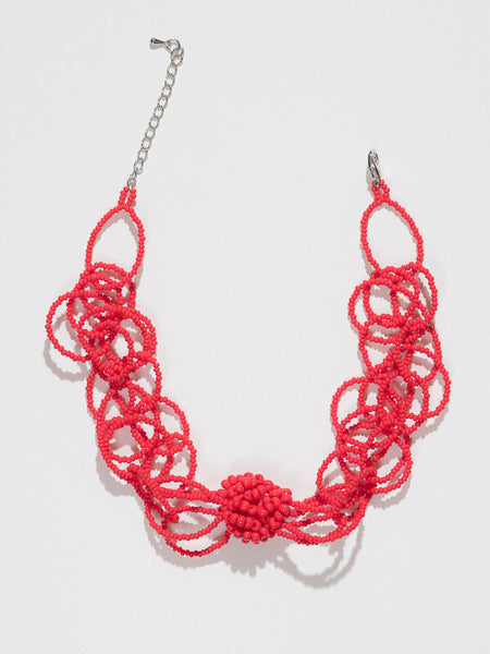 collier Jaja rouge