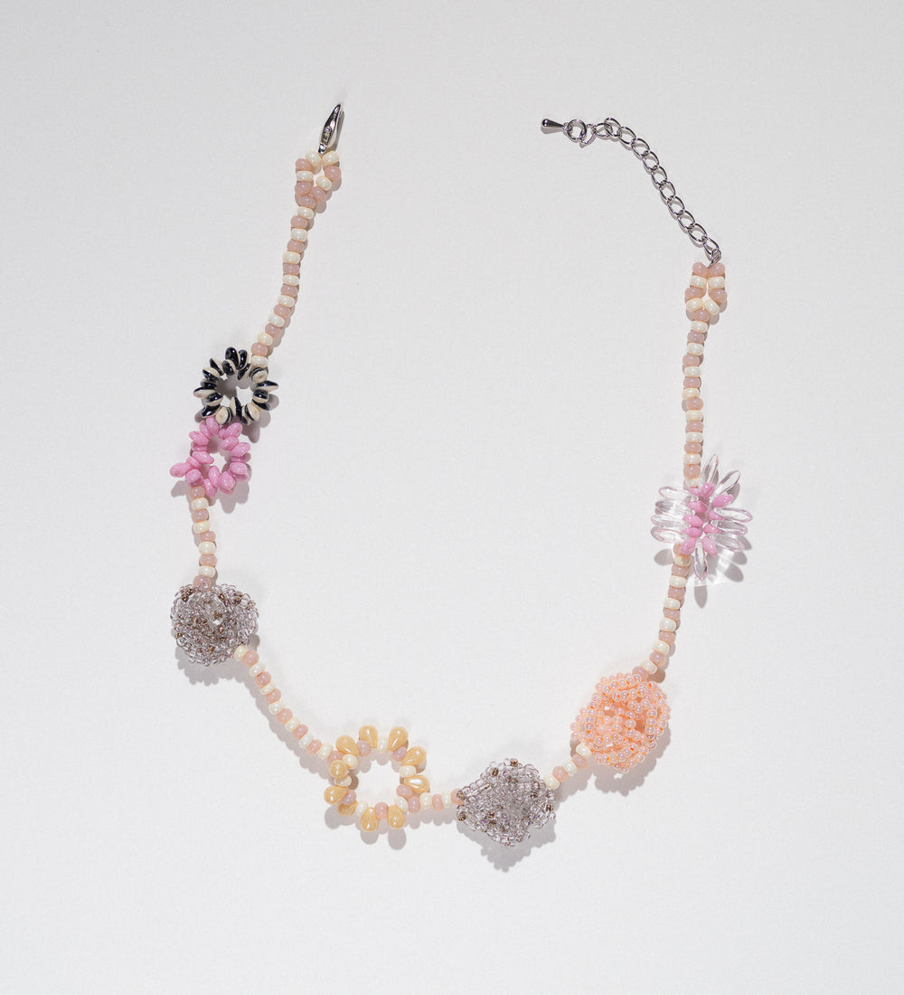 collier Malka rose