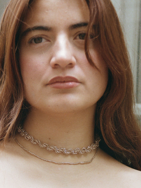 collier Essa brun doré