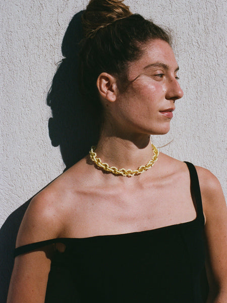 collier Ouna jonquille