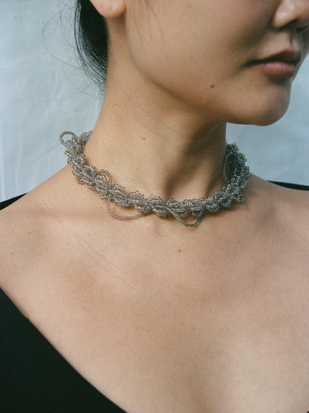 collier Gina gris