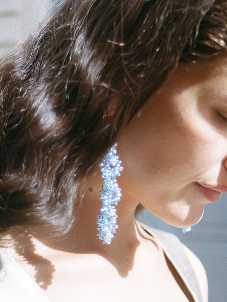 collier Boucles Assak bleu