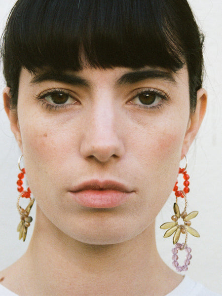 collier Boucles Dila orange