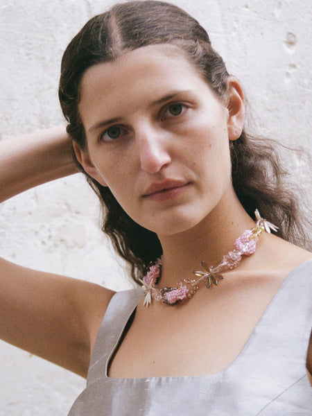 collier Dila rose