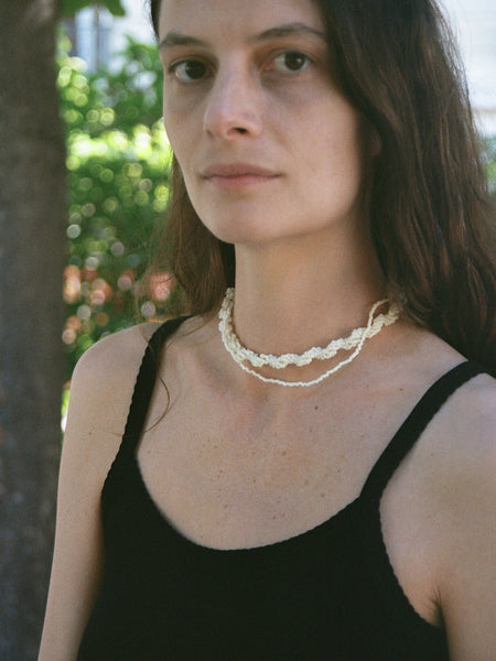 collier Essa blanc