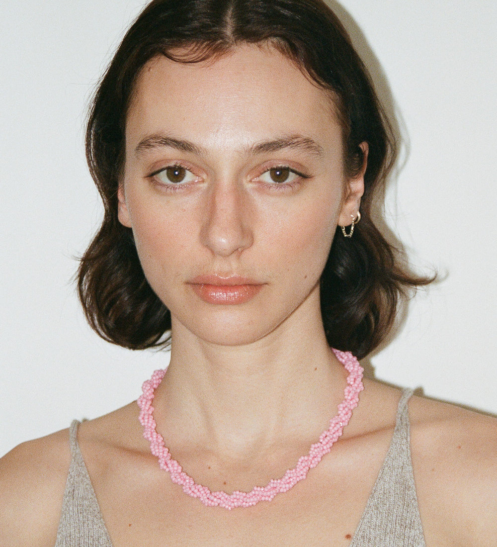 collier Olga rose